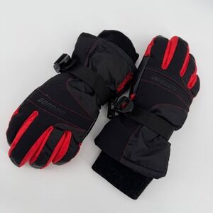 Gordini Aquabloc Ski Snowboard Gloves‎ Mittens Black Red Youth Small